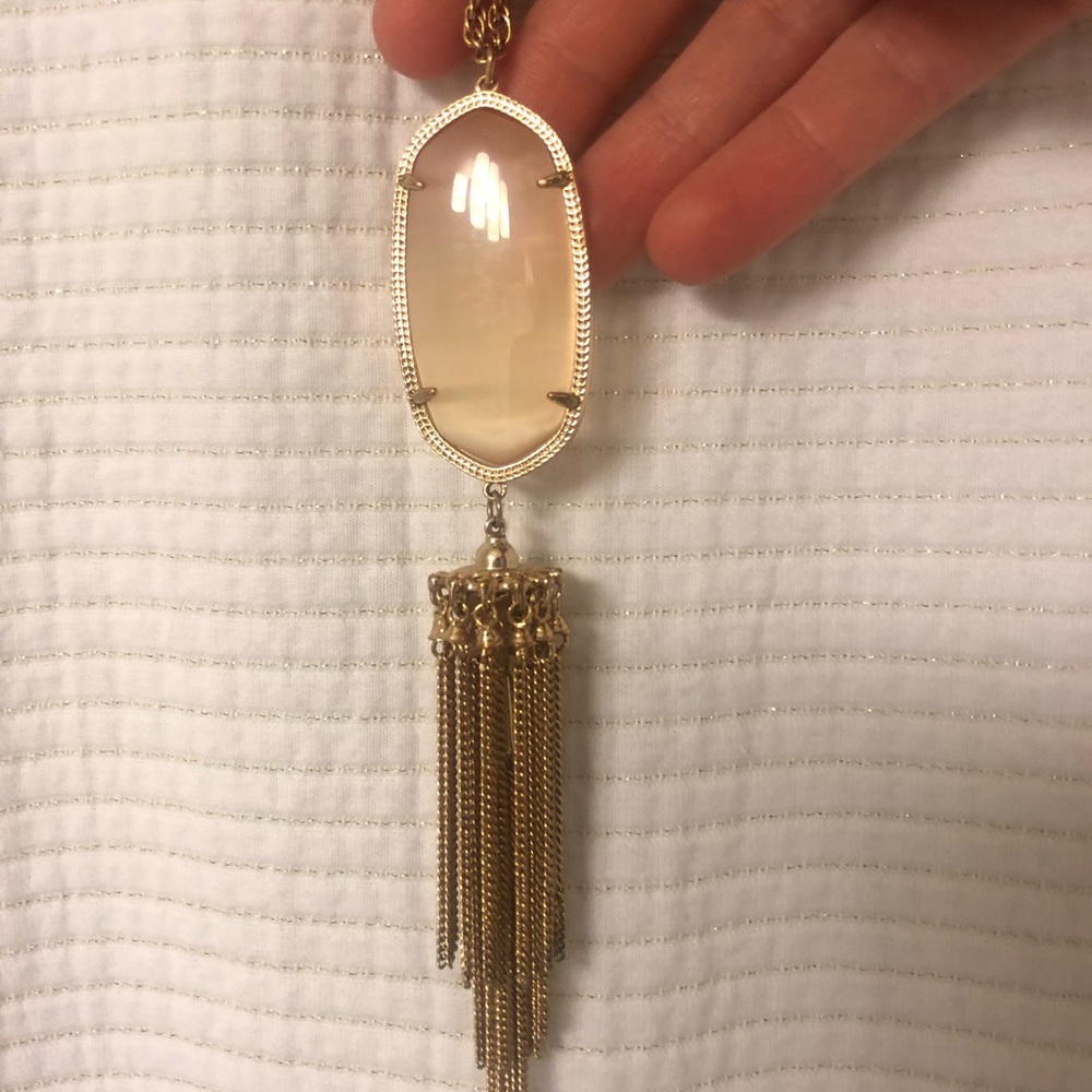 Kendra Scott Rayne Necklace Rose Gold